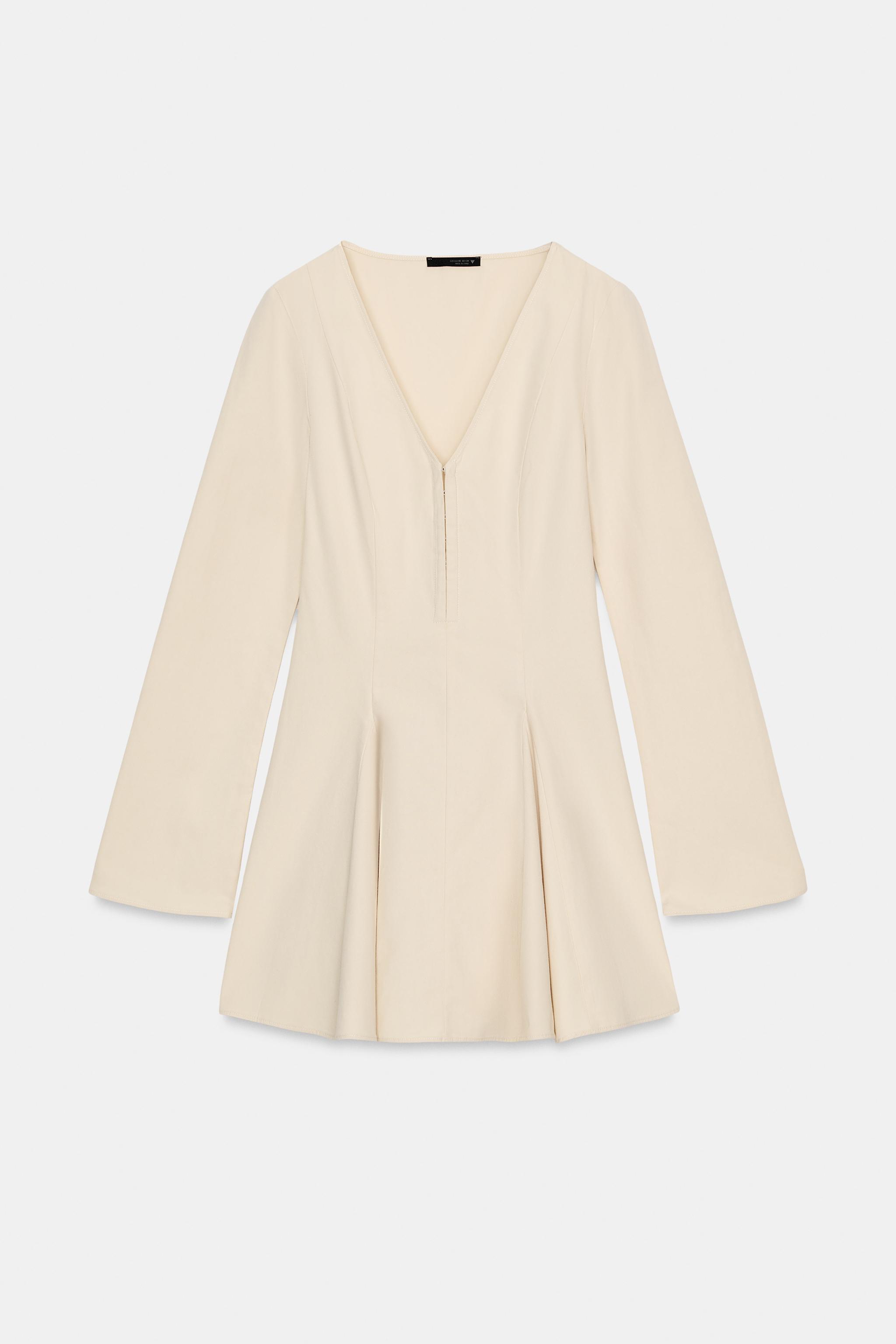 ROBE COURTE JUPE ÉVASÉE